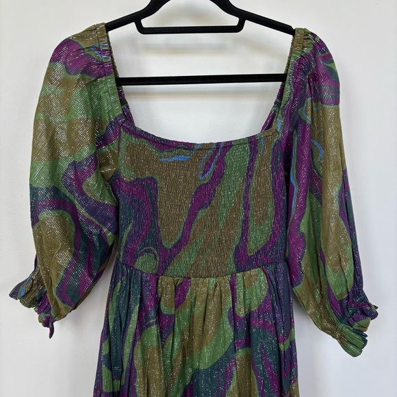 Free People Conditions Apply Riyana Midi Dress Size S NWT - Picture 2 of 8